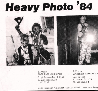 ROCK HARD FOTOWETTBEWERB 1984